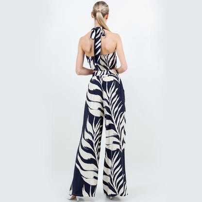 Blue Palm Set
