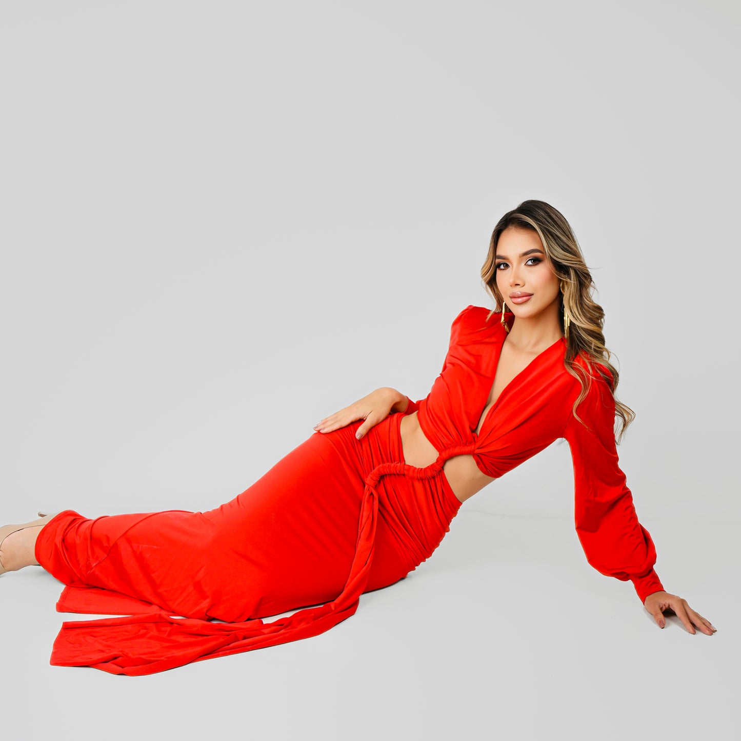 Ruby Radiance Dress