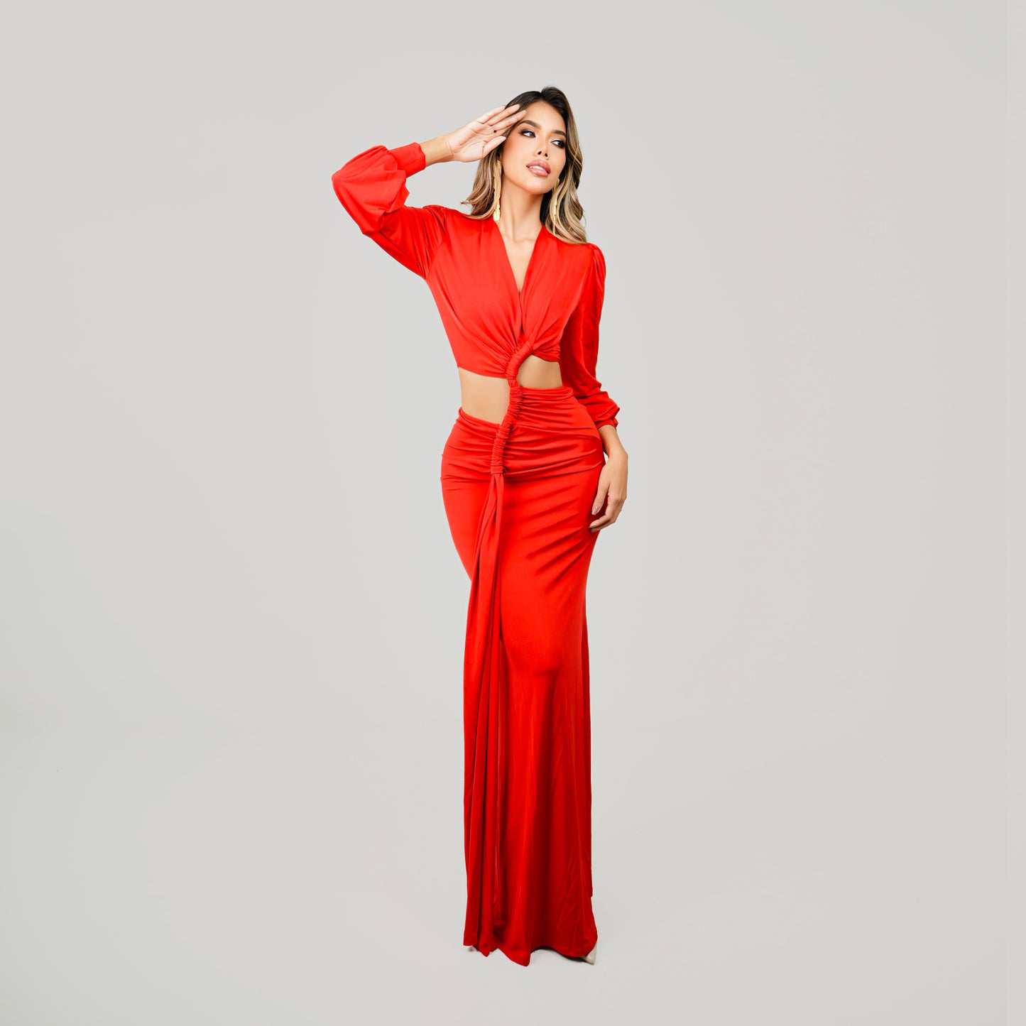 Ruby Radiance Dress