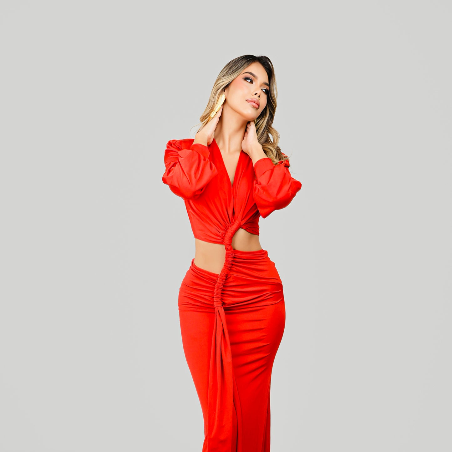 Ruby Radiance Dress