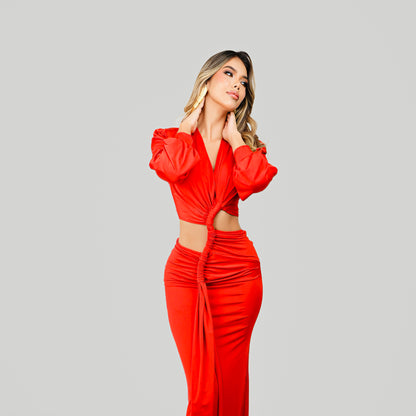 Ruby Radiance Dress